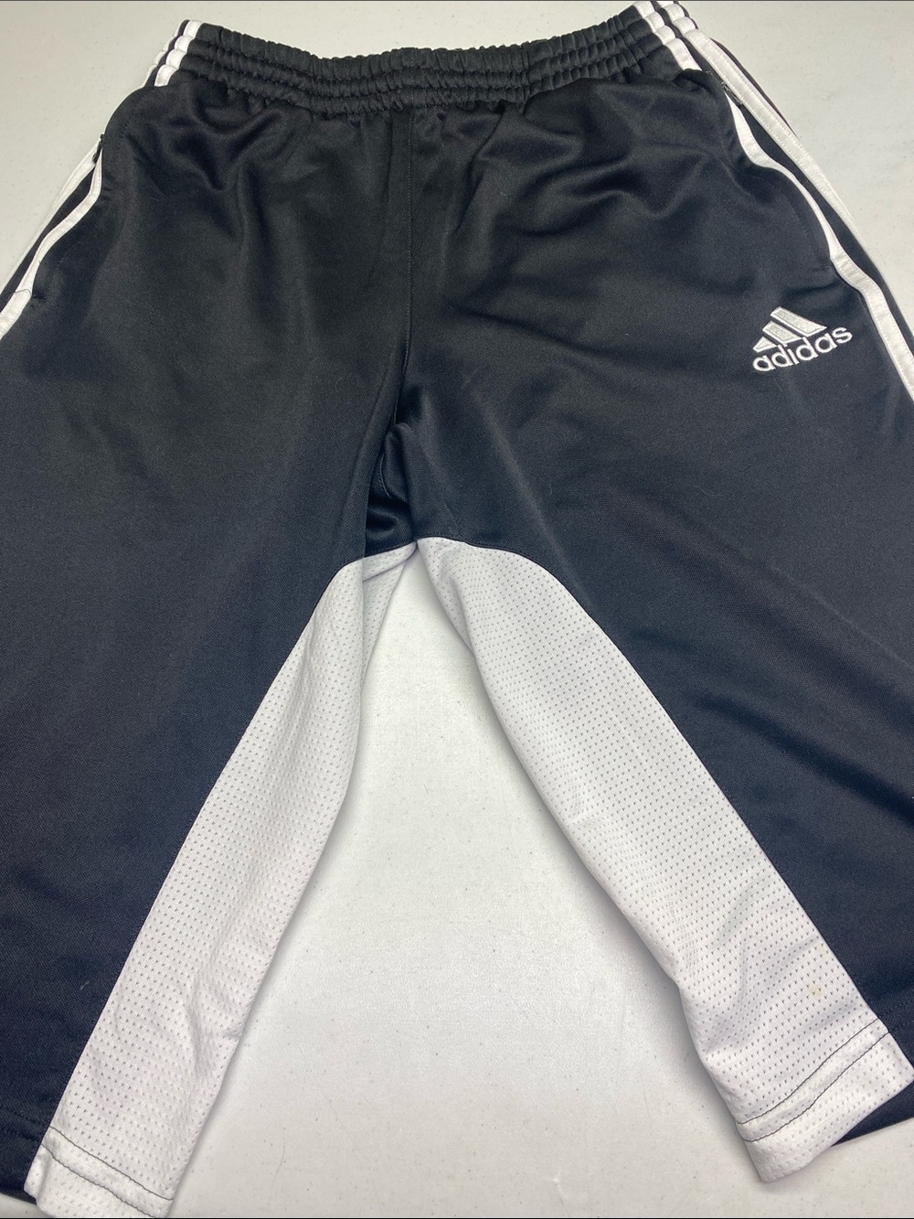 adidas Men’s Black and White Training Shorts